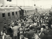 Almanya'ya işçi taşıyan ilk tren